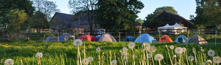 Zeltlager beim Bauernhof-Erlebnis-Camp